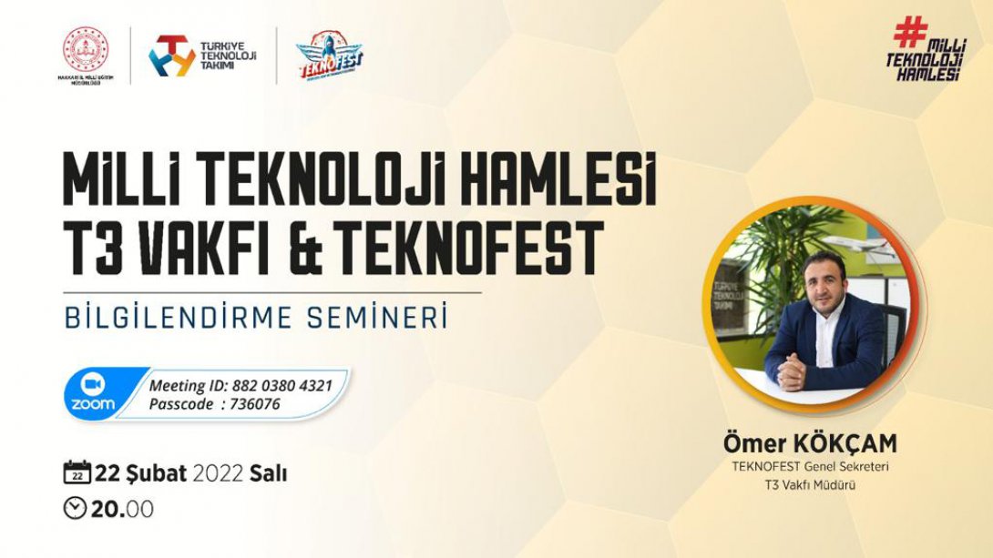 TEKNOFEST 2022 Hakkâri Bilgilendirme Toplantısı