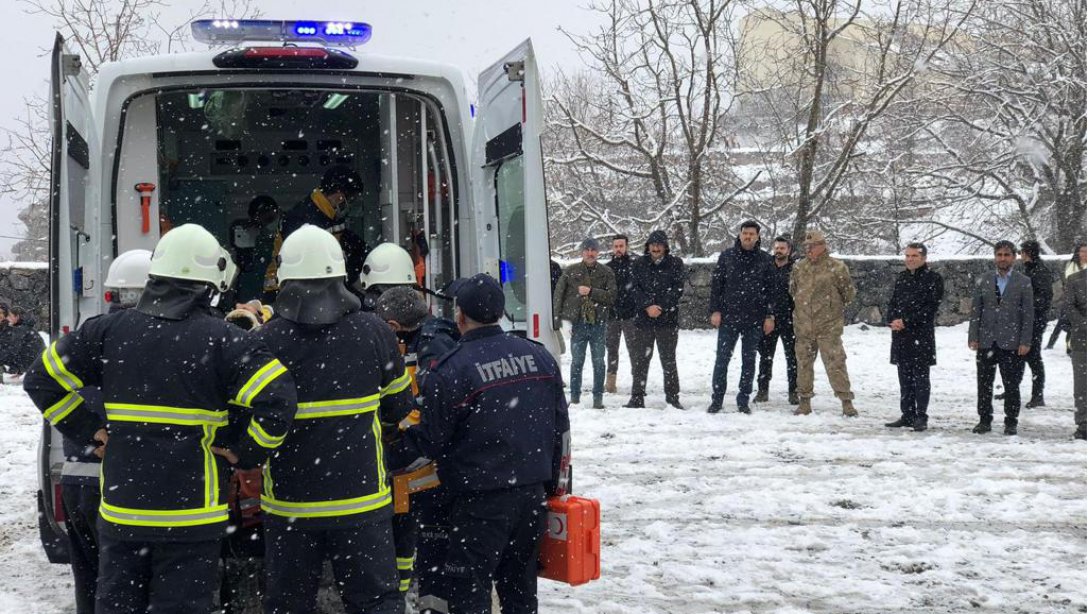 Deprem Anı ve Tahliye Tatbikatı 