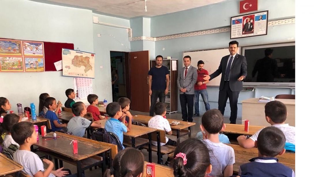 Kaymakamımız Sayın Hasan KURT Çukurca Cumhuriyet İlkokulu Ziyaretleri