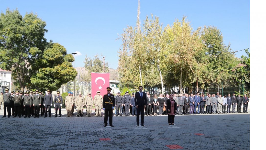 29 Ekim Cumhuriyet Bayramı Çelenk Töreni