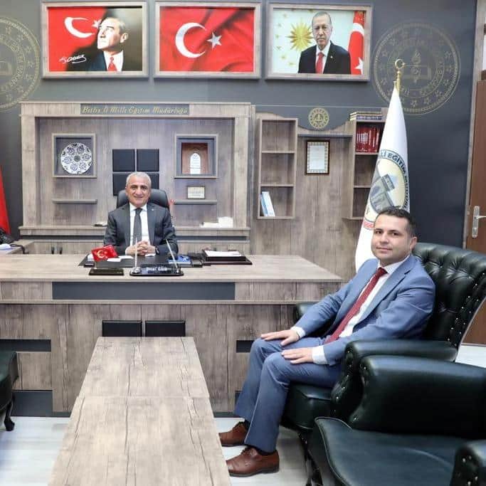 İlçe Millî Eğitim Müdürümüz Sn. Ceyhan DOĞAN'ın Bitlis İl Millî Eğitim Müdürü Sn. Bilal GÜR ü Ziyareti 