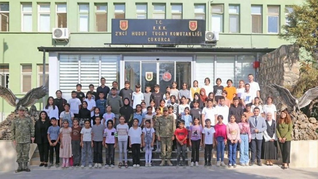 2. Hudut Tugay Komutanlığında Öğrenci ve Öğretmenlerimiz İçin Düzenlenen Program